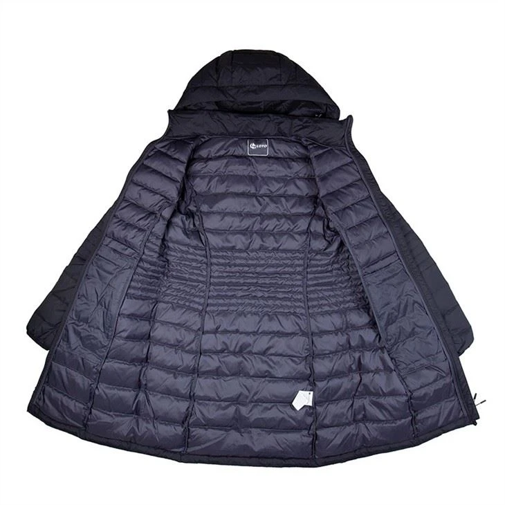 Long lightweight puffer jacket-4
